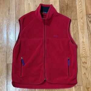 Vintage Patagonia Men’s Red Fleece Vest